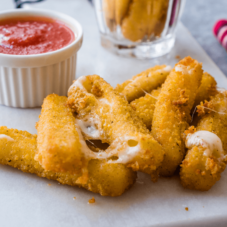 4 Mozzarella Sticks with Marinara Dip Italian Express
